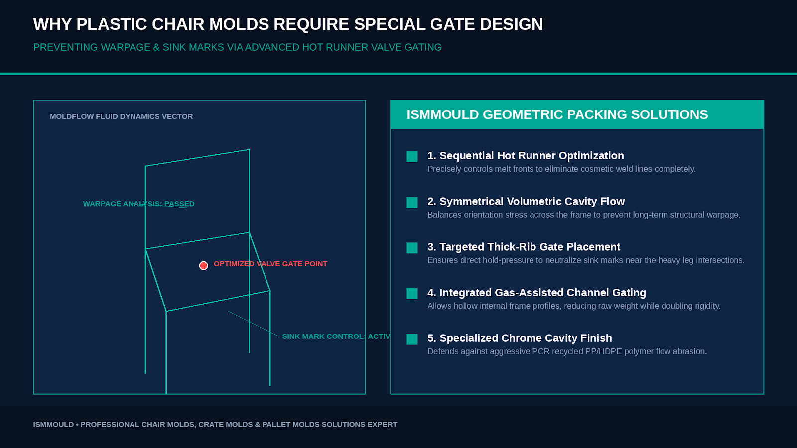 Why Plastic Chair Molds Require Special Gate Design to Prevent Warpage and Sink Marks