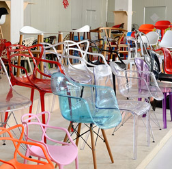 Indoor dining chair sample - finished product from ISM Mould