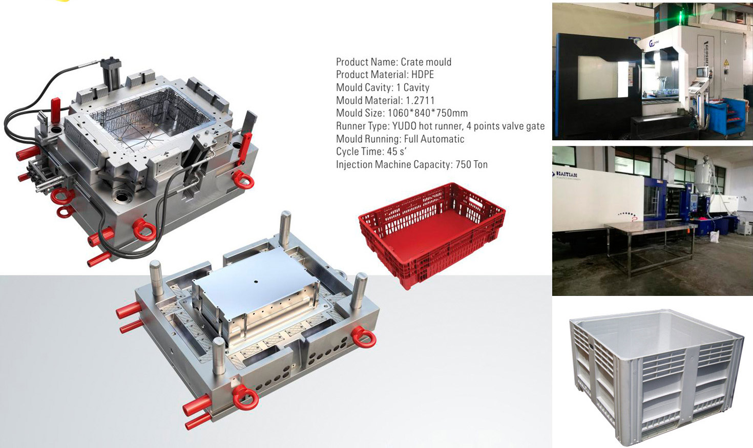 Plastic Crate Mould